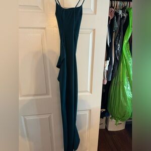 Dark green homecoming/prom dress